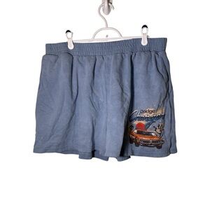 Dodge XXL Light Blue Charger Classic Shorts‎